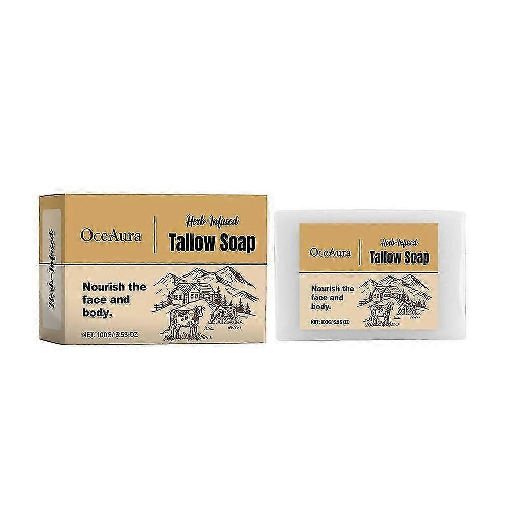Natural Herb Infused Tallow Soap 100g