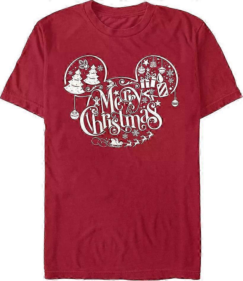 Mickey Mouse Merry Christmas Disney T-shirt Rockinstone