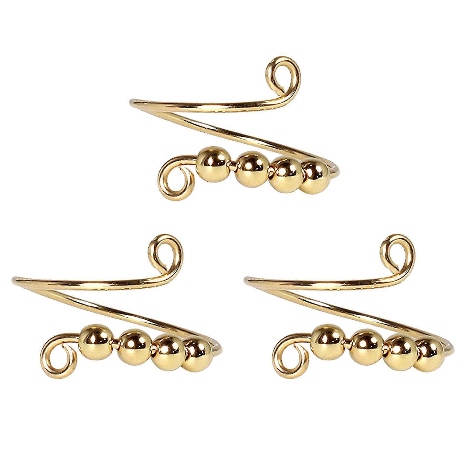 Begine Clearance Knitting Tools 3Pcs,Knitting Loop Ring Adjustable Ring for Diy Crafts Crochet Open Finger Loop Rings,Knitting Tools