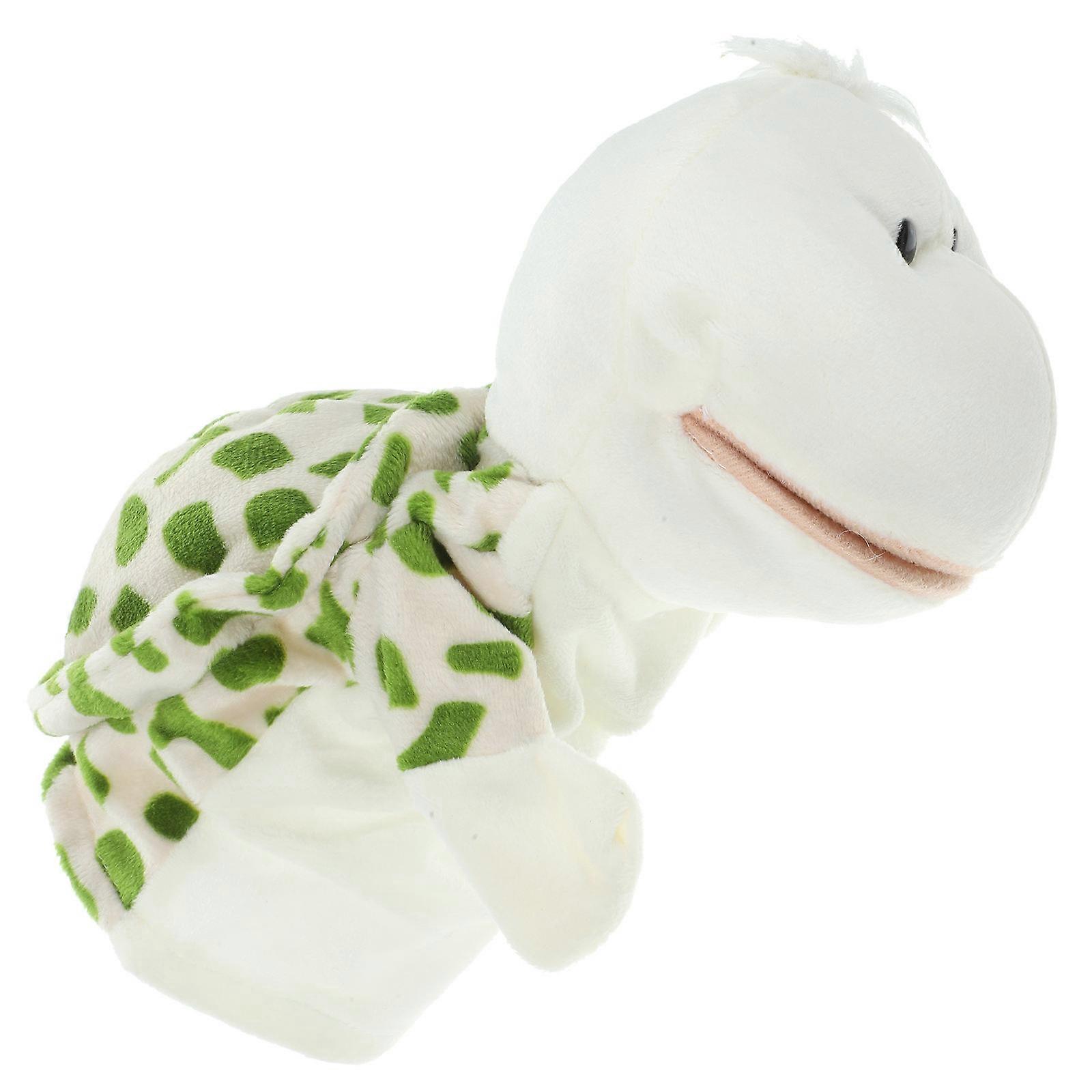 Plush Animal Hand Puppet Turtle Toy for Interactive Games
