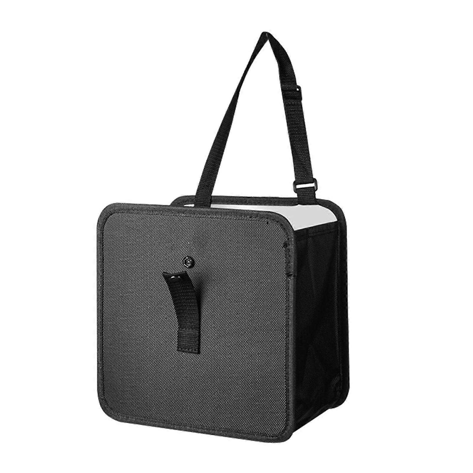 Waterproof Automotive Trash Bag with Secure Snap Closure Hanging 7L Capacity Vehicle Garbage Container for Cars Minivans Multicolor