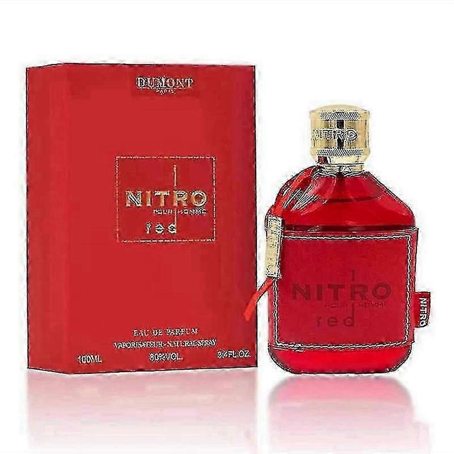 Nitro Red Dumont EDP Profumo 3.4 Fl Oz 100ML per Uomo e Donna