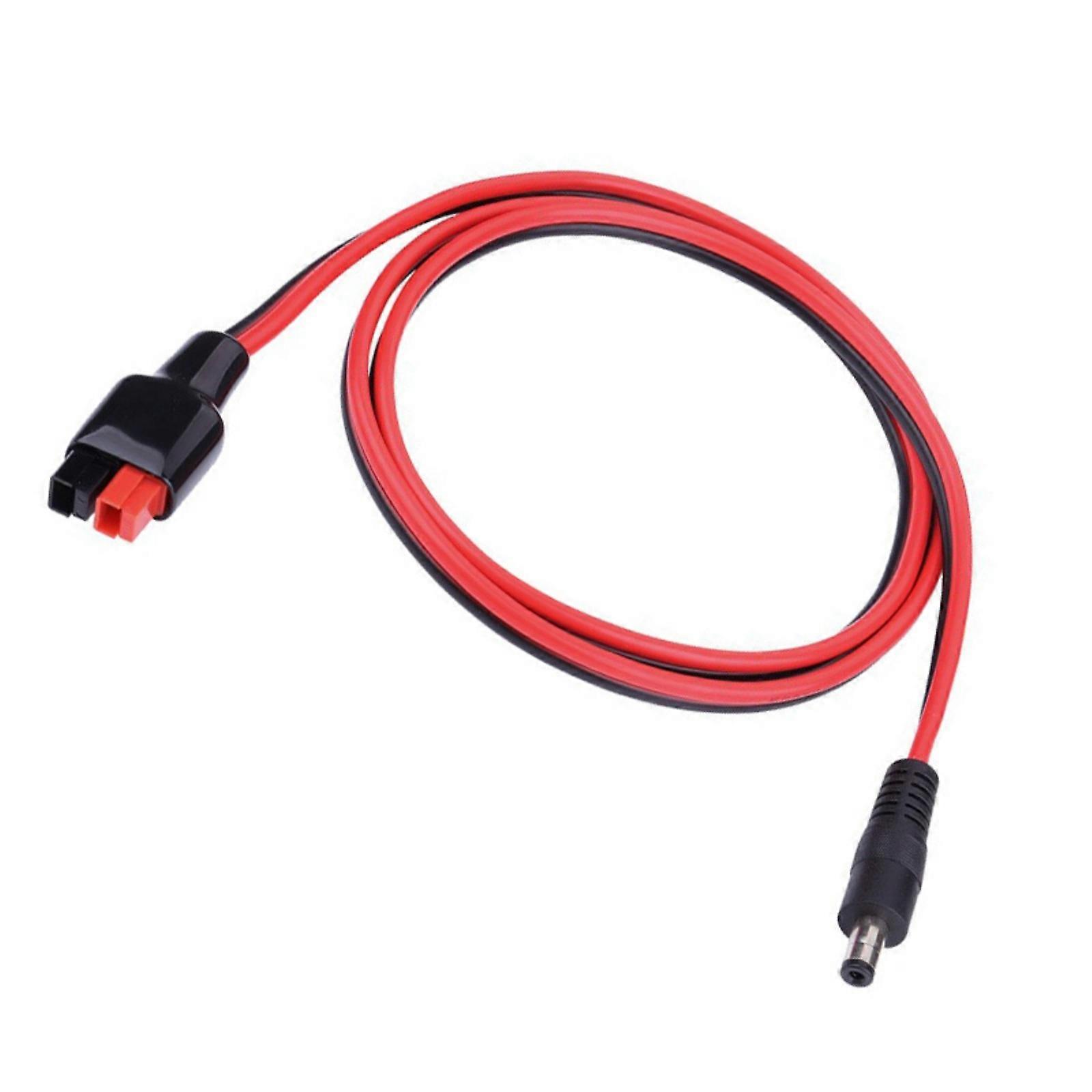 Solar Connector Adapter Cable 14AWG 5.5x2.1mm Power Plug Extension Cable for Generator Backup Battery and Foldable Solar Multicolor
