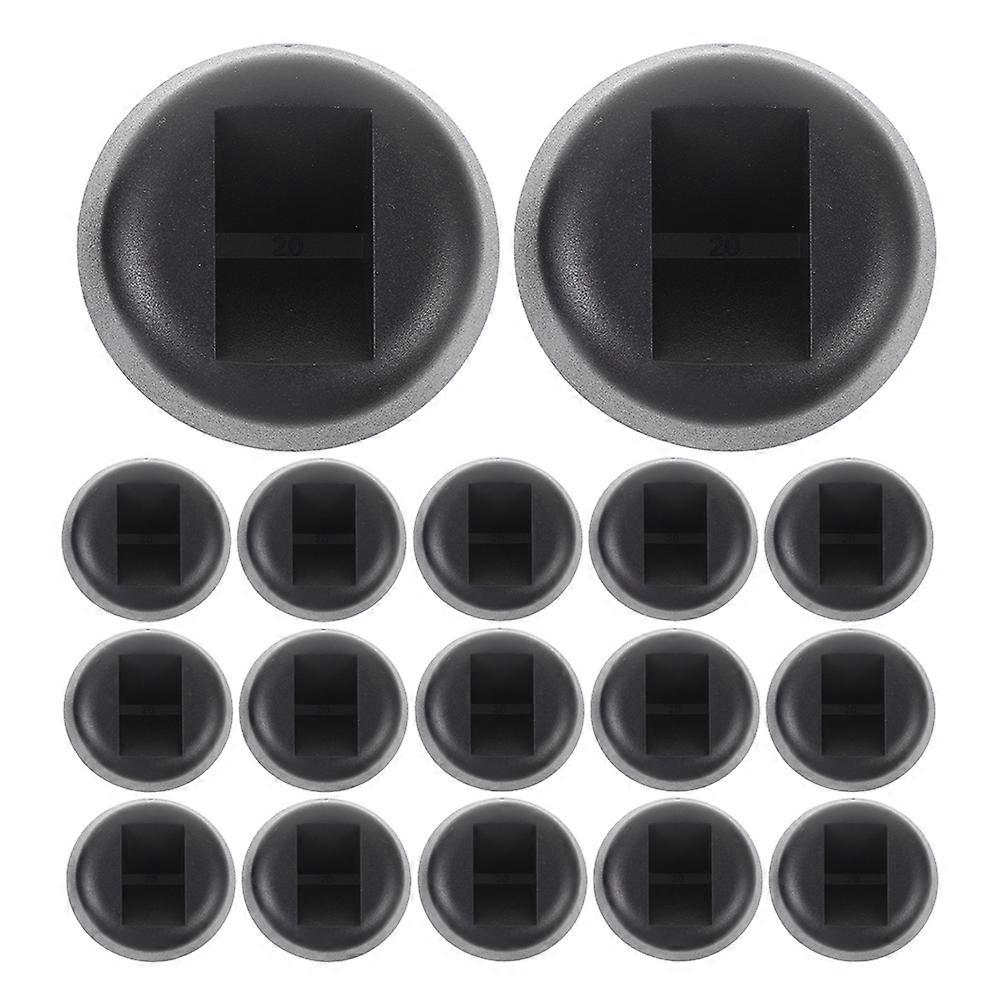 Black ABS Floating Jewelry Display Stand Base for Bracelets 20Pcs