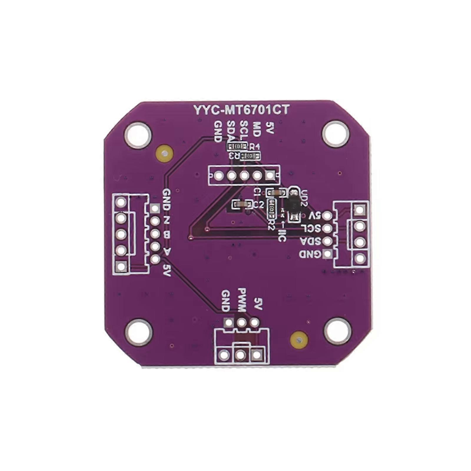 NonContact Magnetic Encoders With 12Bit Angular Resolution And Space Saving PCBs Design For Embeddeds Applications Multicolor