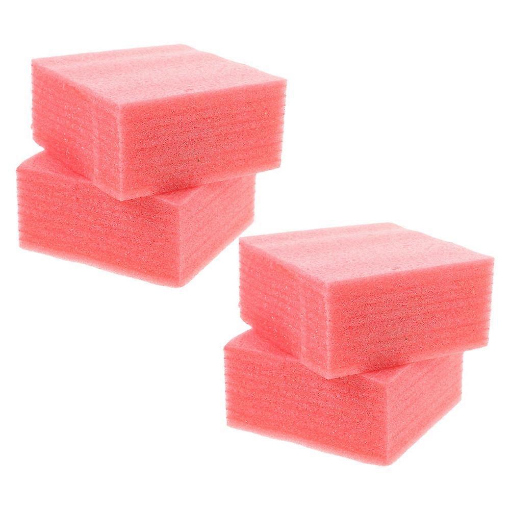 Red Foam Blocks for Flower Arrangement Base with 4Pcs for Wedding Decor