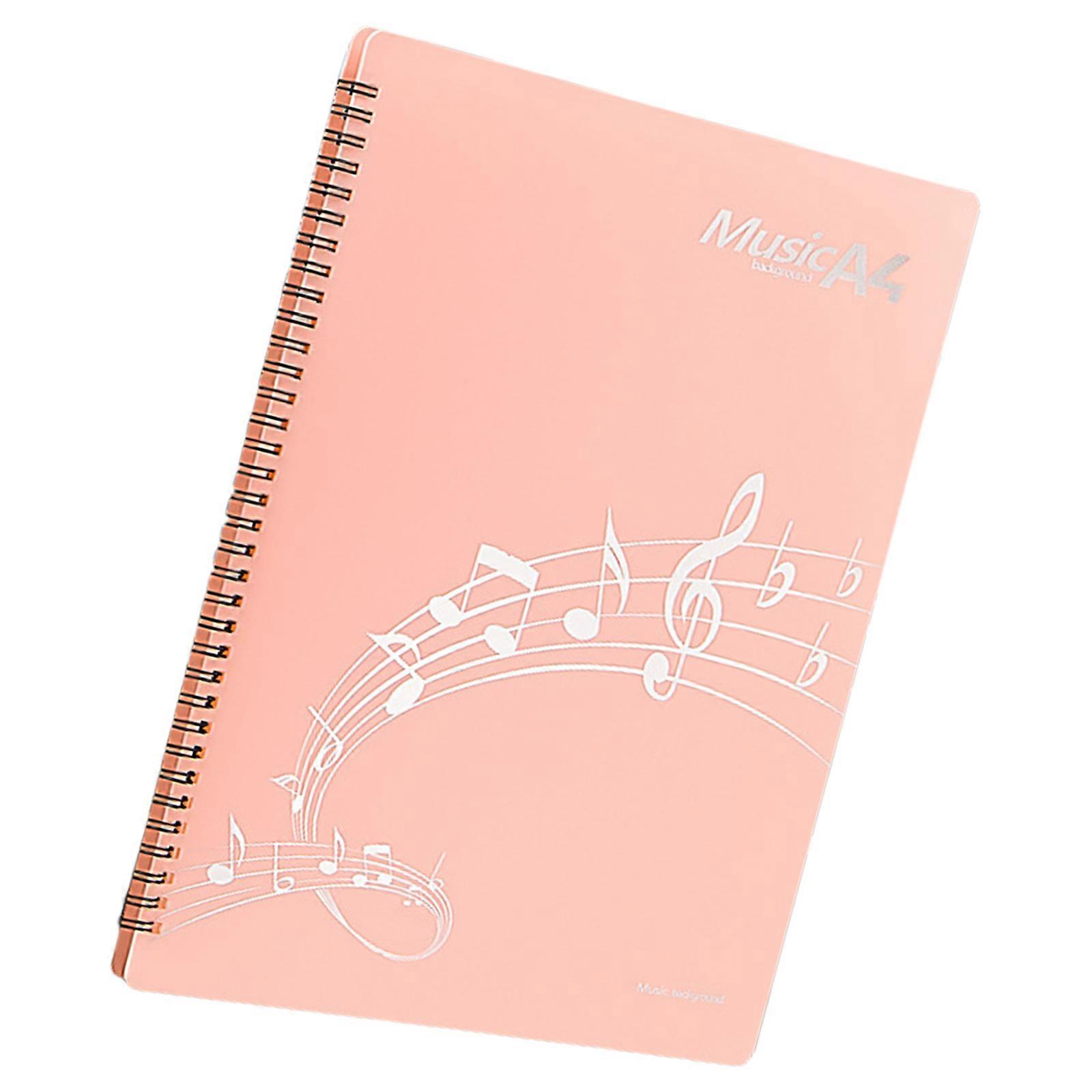 Practical Music Folders File Folder Student File Organizer for Organized Document Storage in School Office and Home Use  Pink color