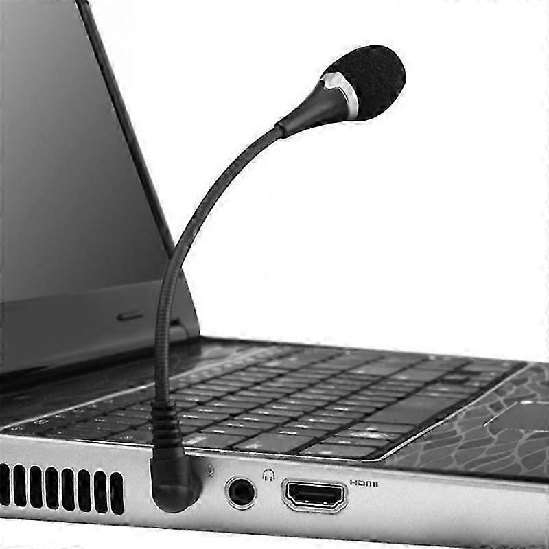 3.5mm Jack Mini Microphone Wireless Microphone For PC Laptop Notebook Tablet Audio External Mic Flexible Stand Noise Canceling [jkw]