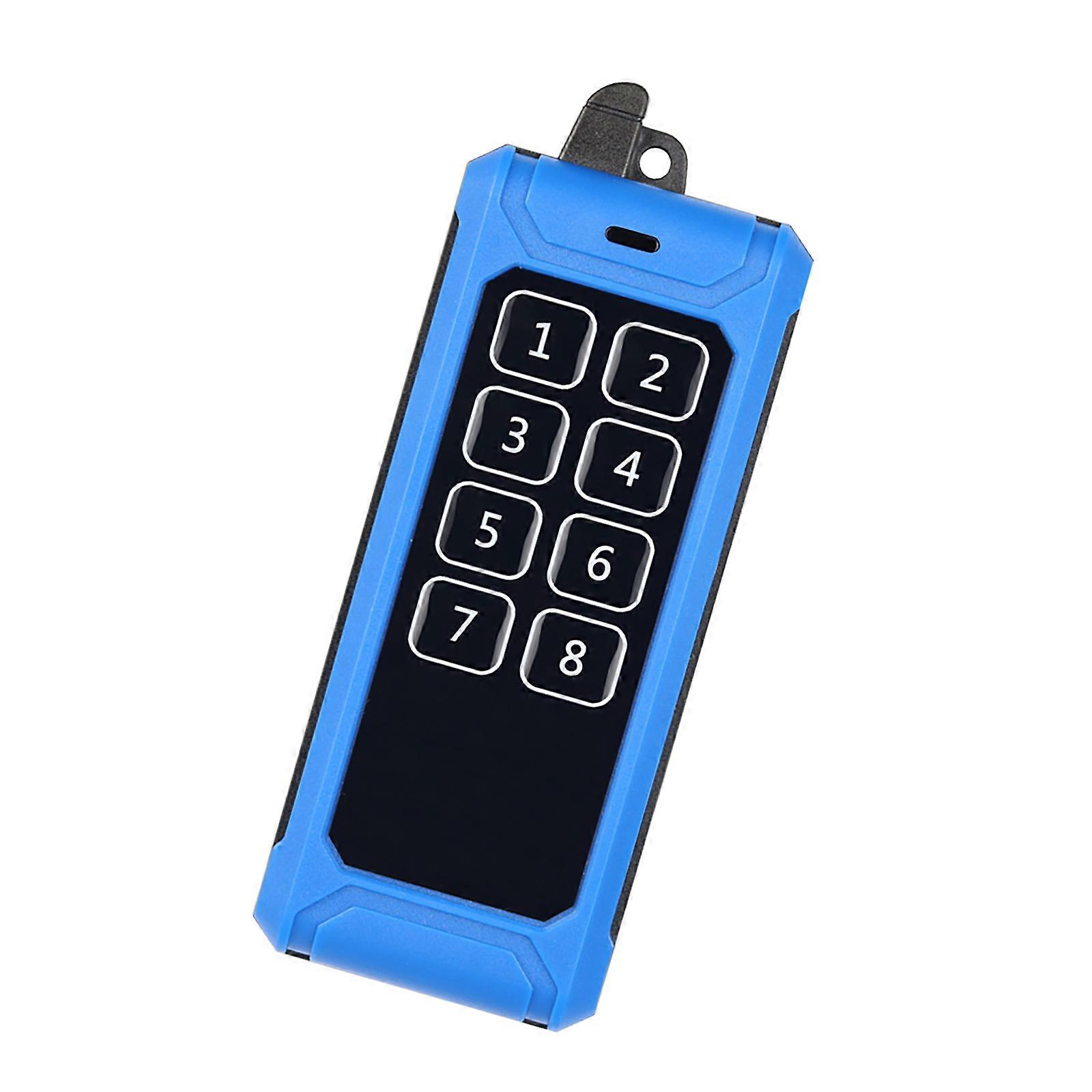 High Strength Hoists Remote Wireless Transmitter 433Mhz ASK with Independent Switching Button for Safe Industrial Use Multicolor