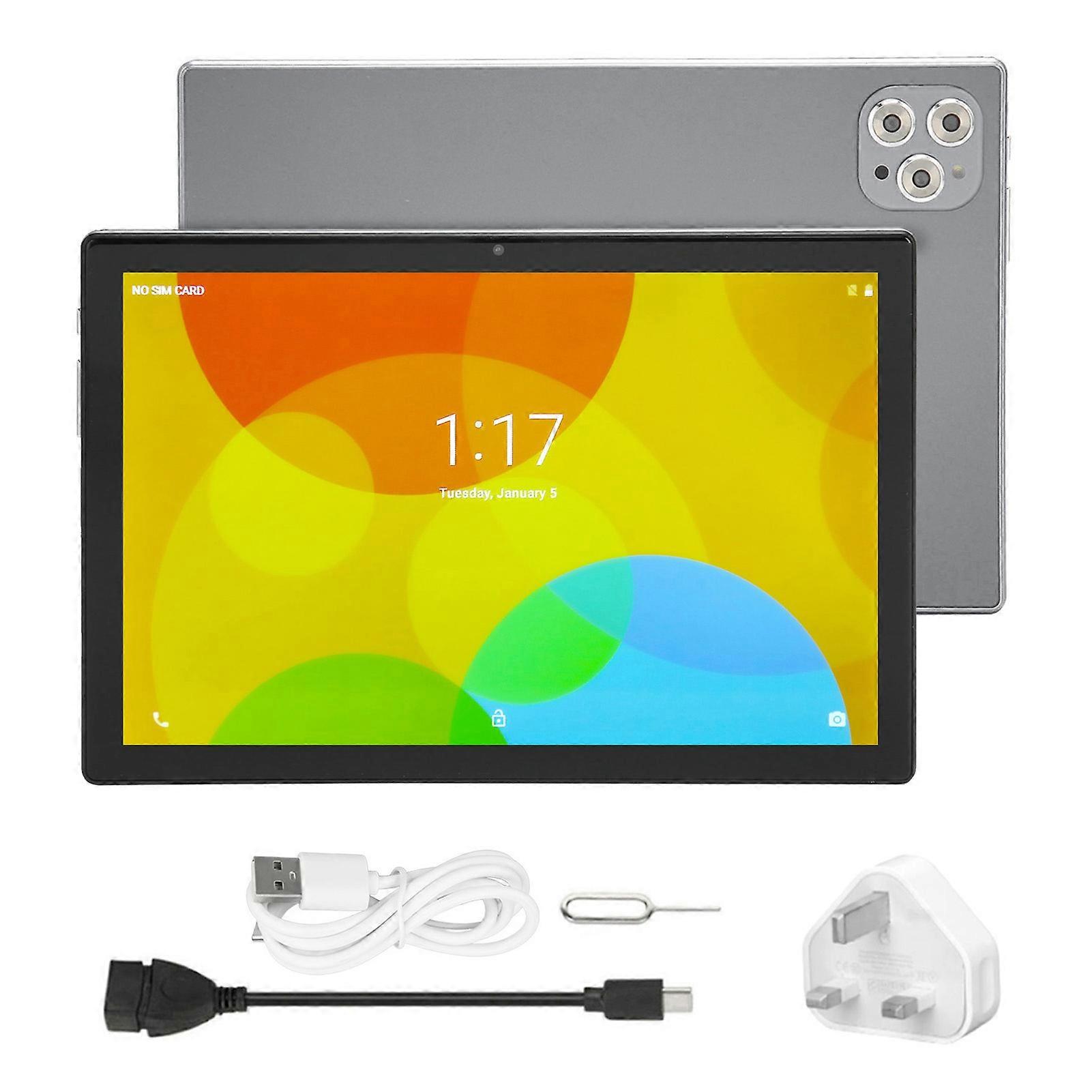 10.1 Inch Tablet 6GB RAM 128GB ROM Octa Core 5G WiFi Calling Android with Dual Cameras