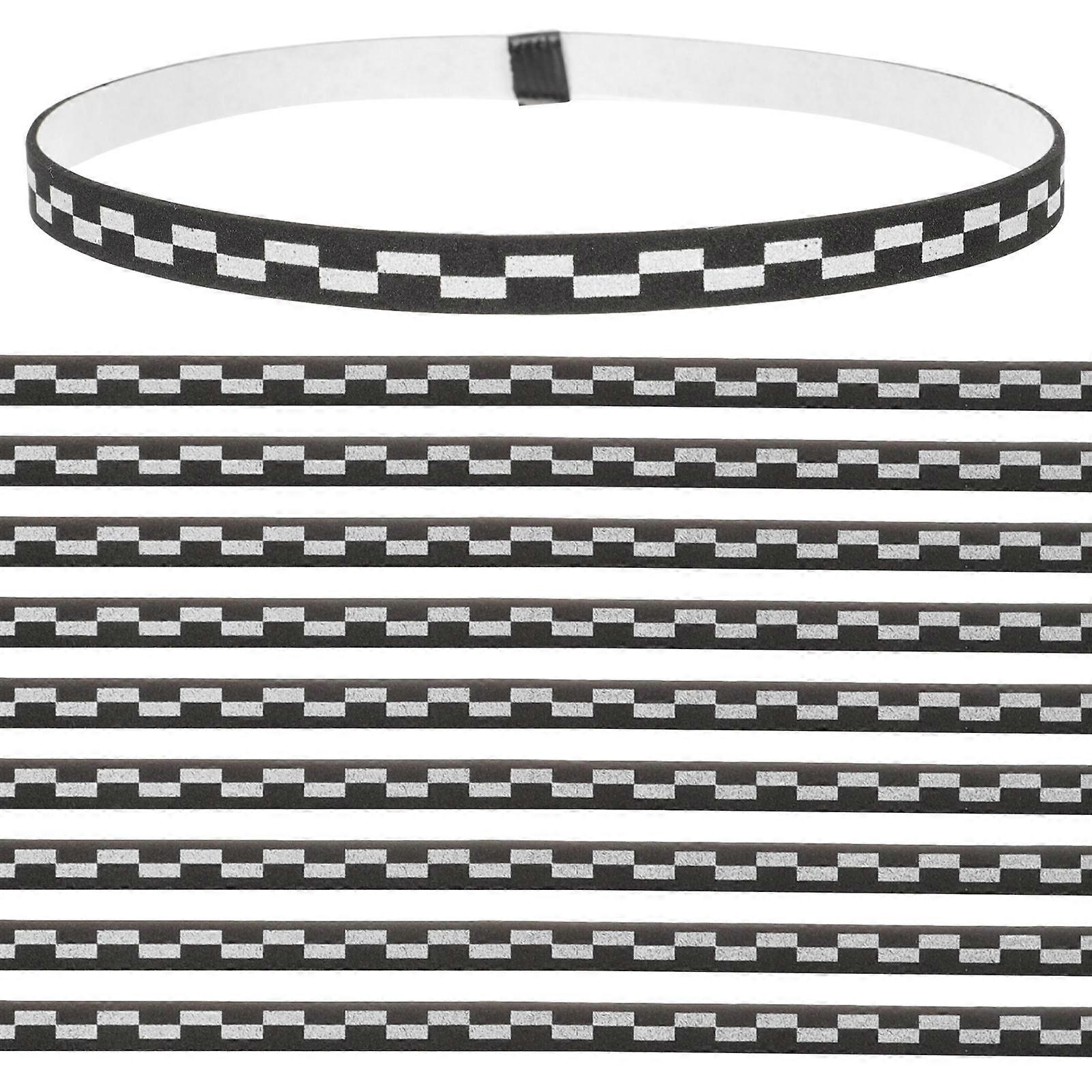 EVA Racket Edge Protector with Chessboard Patterns for Table Tennis Bats 10 Rolls