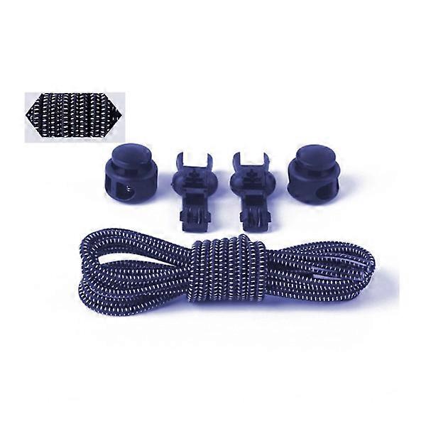 Smart Shoelaces with Drawstring - 1 meter Navy Blue