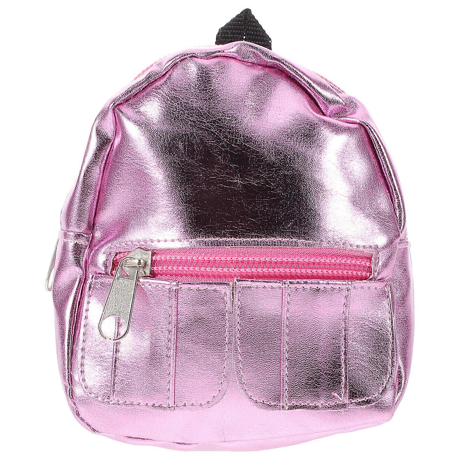 Wwawa Backpack Mini Doll Backpack for Decoration Creative Cloth Piece