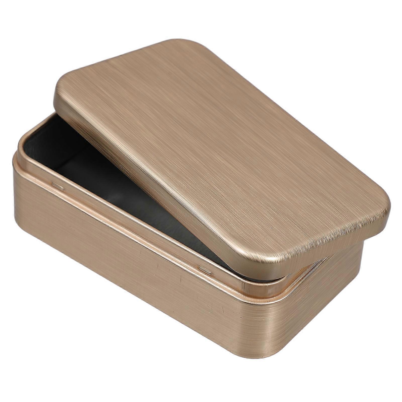 Tinplate Cookie Box for Storage Decorative Tin with Lid Multi Color