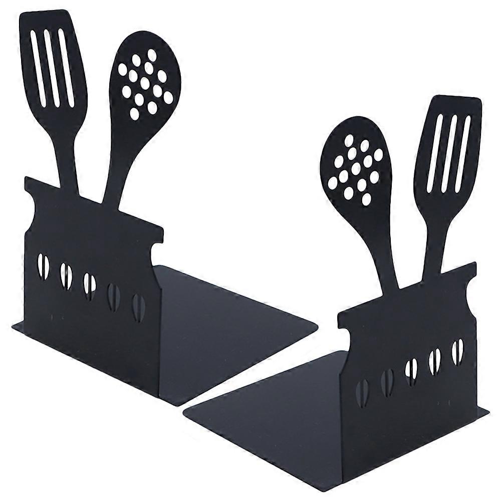 Decorative Bookends Metal Book Ends for Daily Use 8Pcs