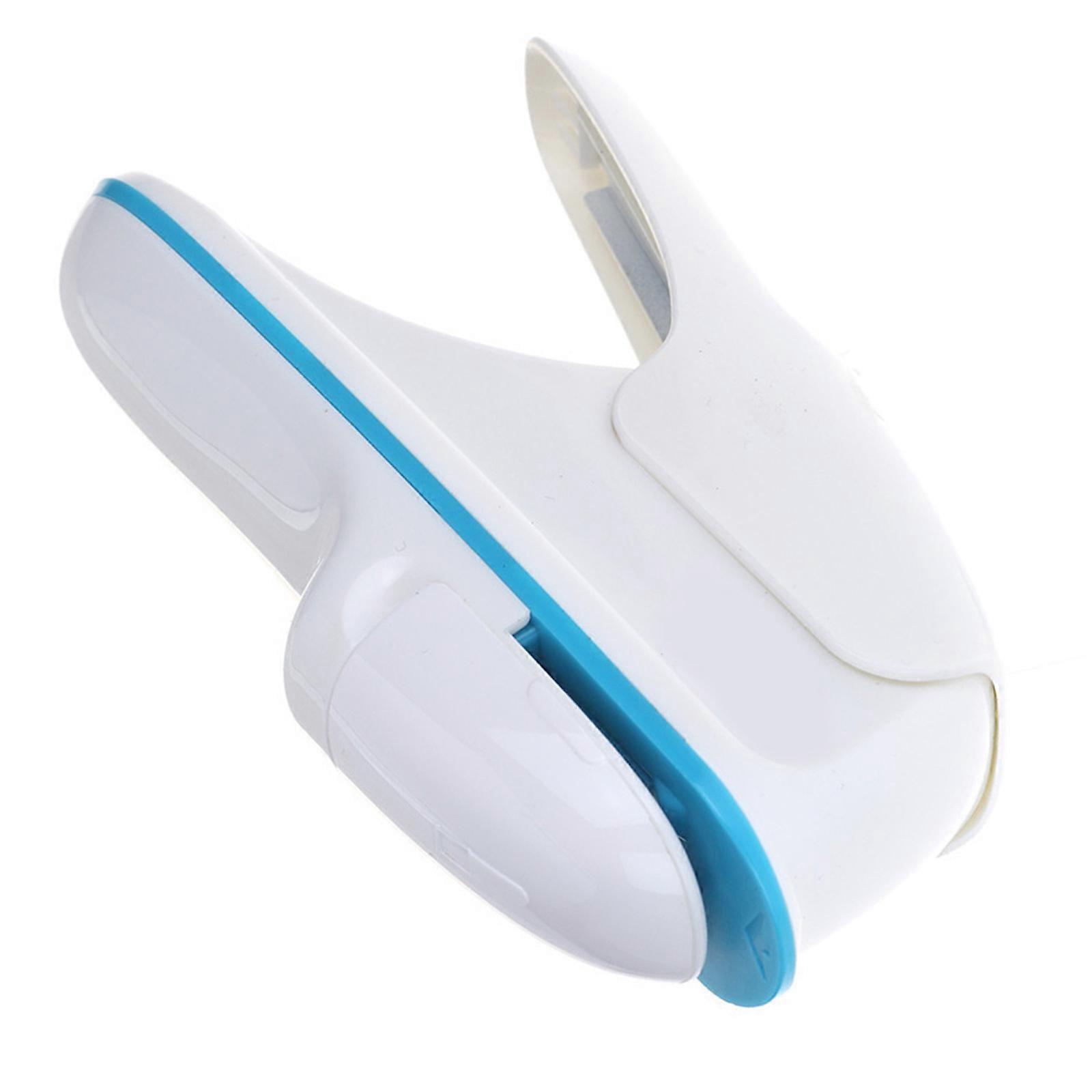 Handheld Stapleless Staplers Labor-Saving Stapler 8 Sheets 70gsm Paper Capacity Stapling Machine for Booklet Document  White