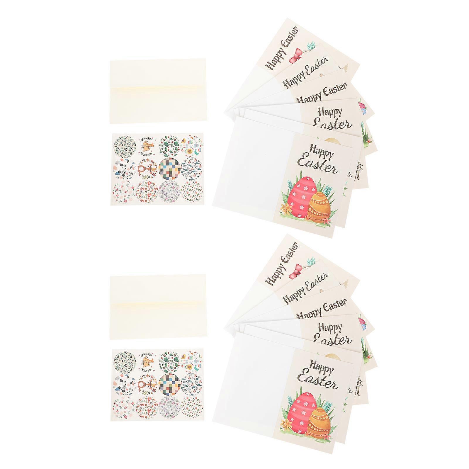 Blessing Message Cards Paper Kit for Easter Festival 24Sets Included