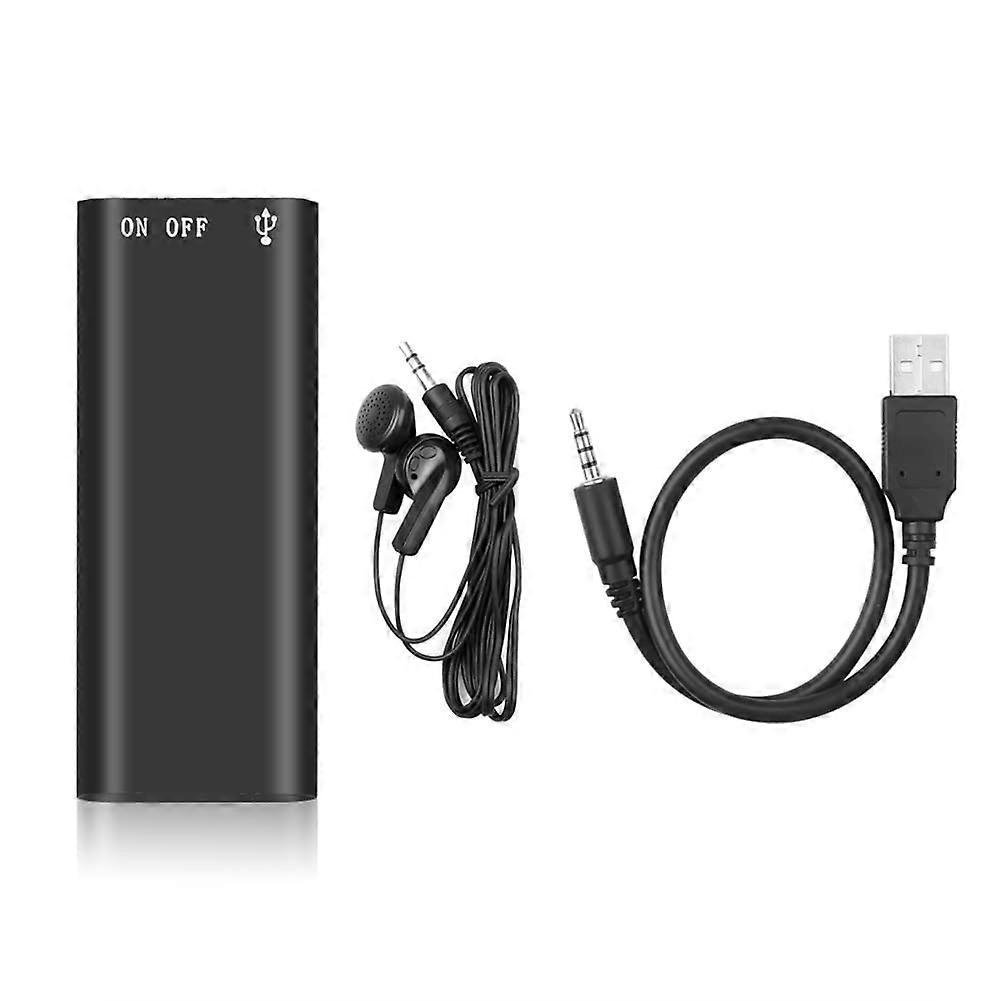 Mini Activated Digital Audio Voice Recorder Dictaphone 8GB BuiltIn 32GB USB Storage 3In1 MP3 Player Stereo