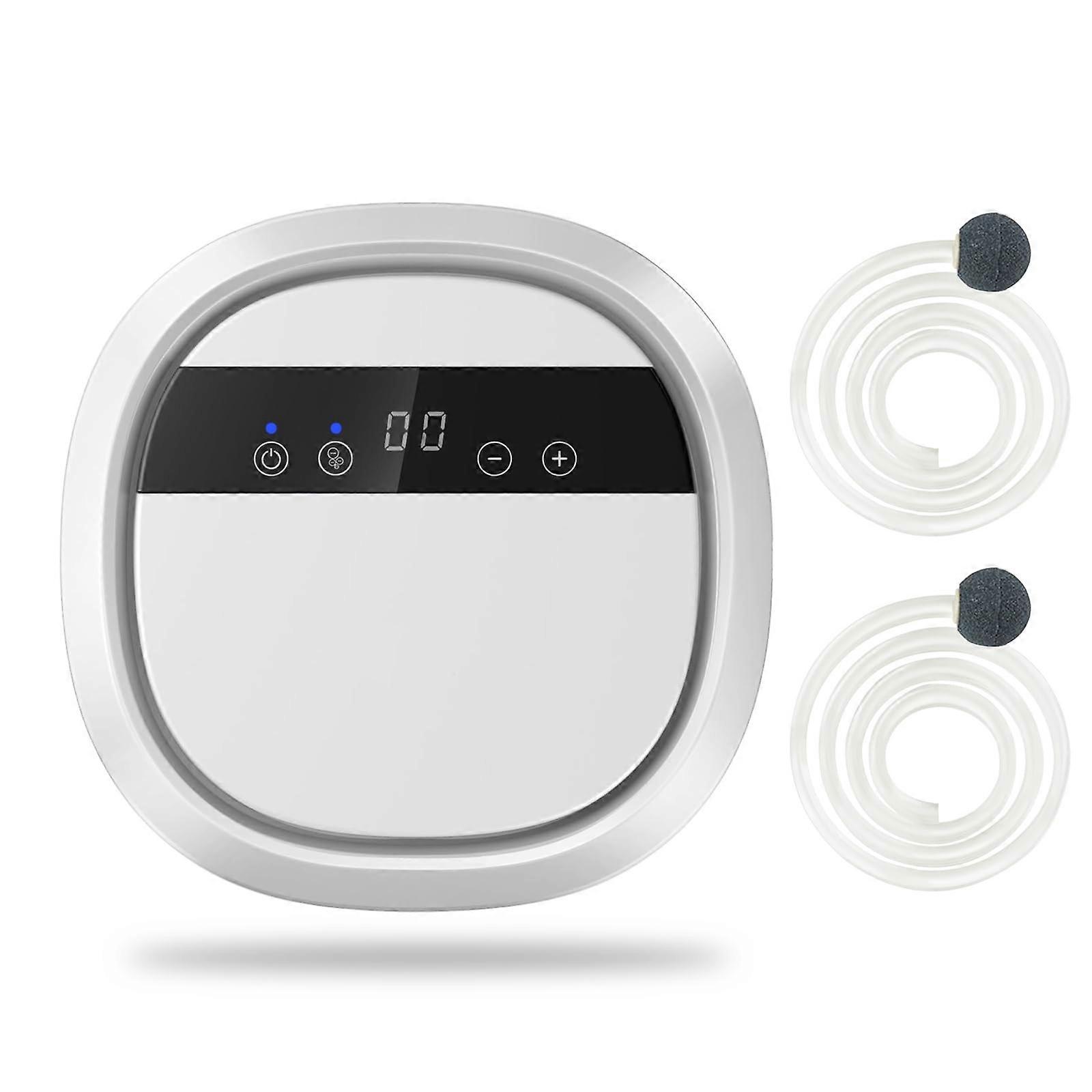 Ozone Generator with Timer for Air Water Food Purification,  Output Odor Removal for Home Car Office White