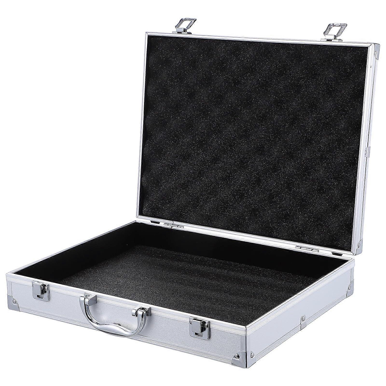 Aluminum Lockable Tool Case with Combination Lock, Silver MultiUse Medicine and Travel Organizer