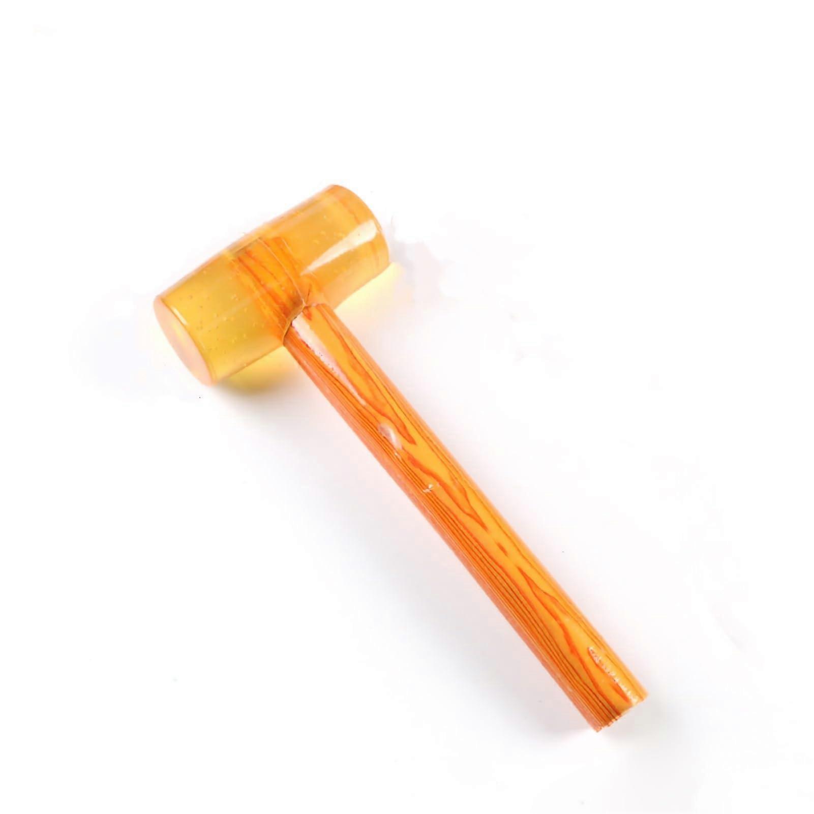 Rubber Mallet with Ergonomic Wood Handle for Flooring and Tile Installation, Long Service Life