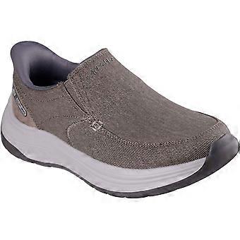 Skechers Decklan - Gulliver Textile Men's Taupe Trainers