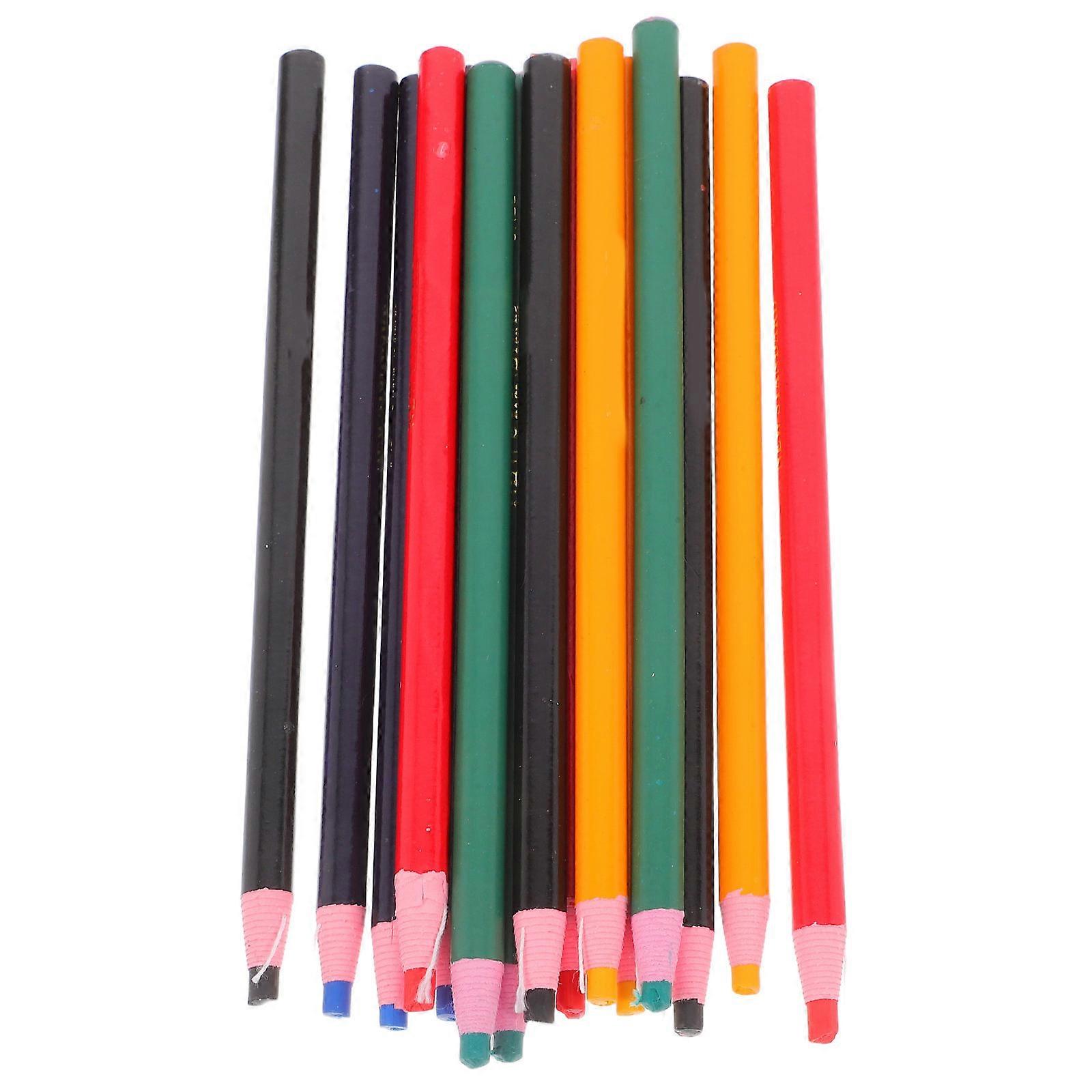 Assorted Color Fabric Marking Pencils for Sewing Craft 15Pcs Pack
