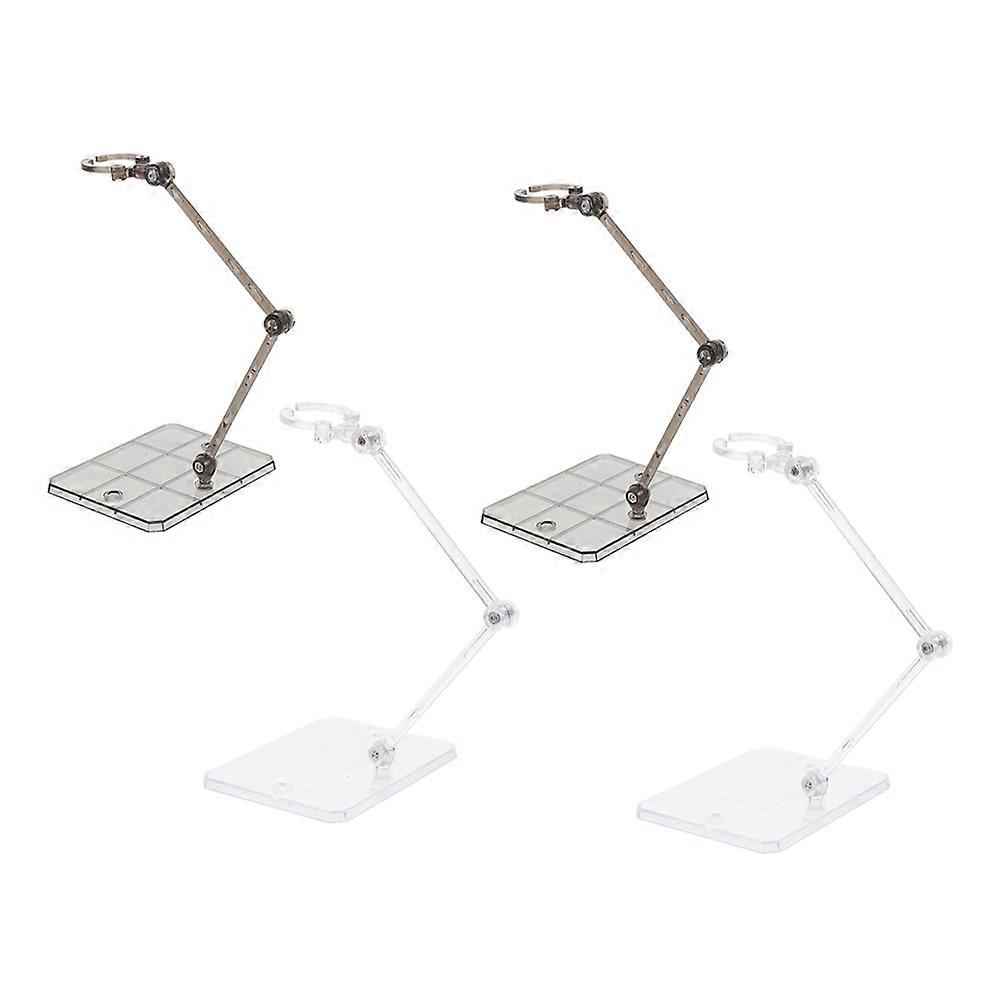 Model Display Stand Holder Adjustable Figures Stand 4Pcs for Doll Displays