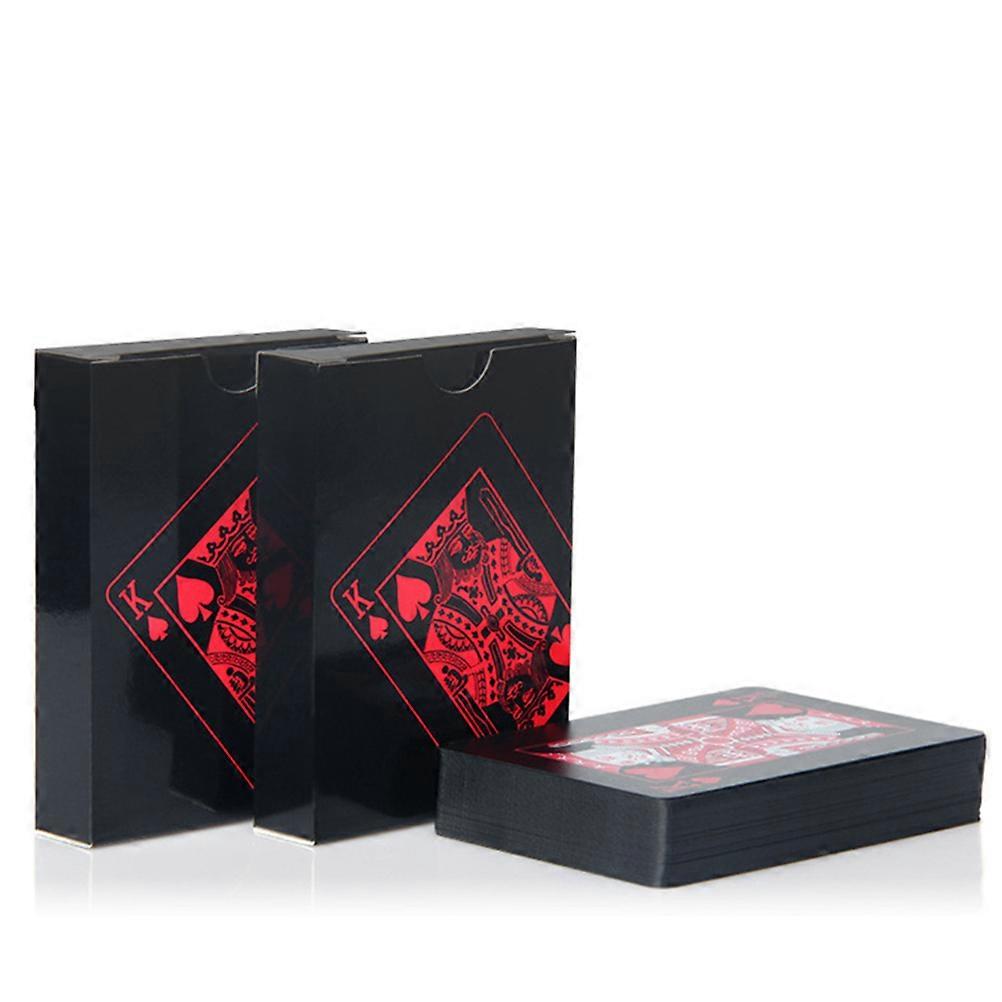 Playing Cards PVC Waterproof Plastic Poker Set for Entertaining 1Set