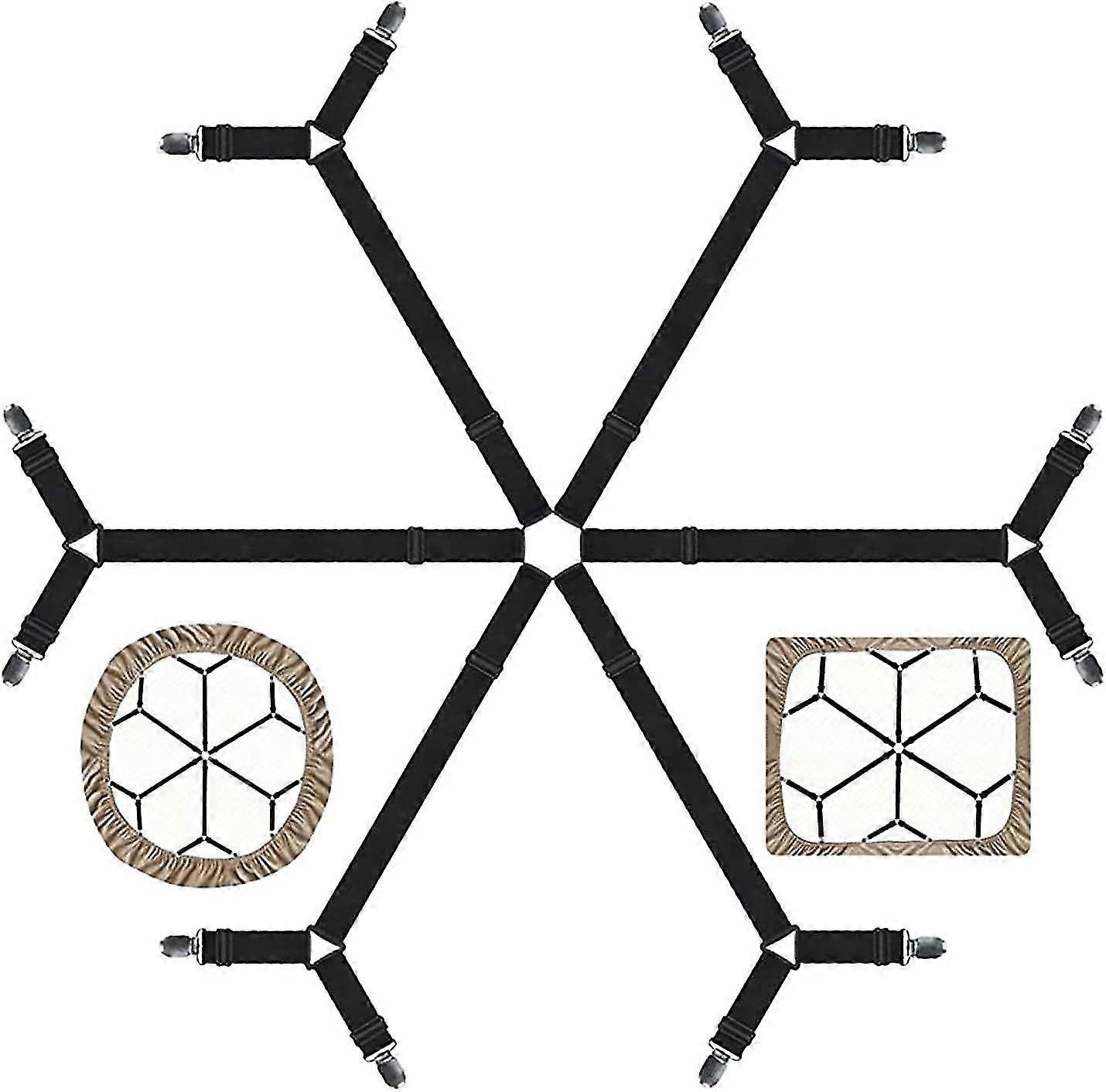 2025 Sheet Fasteners Keepers-Adjustable Elastic Bed Sheet Holder Straps for Full