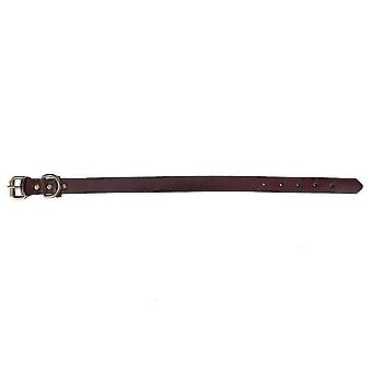 2026 Artificial Leather Adjustable Pet Neck Collar with Metal Buckle for Medium Small Size Dog