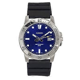 Zegarek męski Casio Standard Analog Resin Strap Blue Dial Quartz MTP-VD01-2E