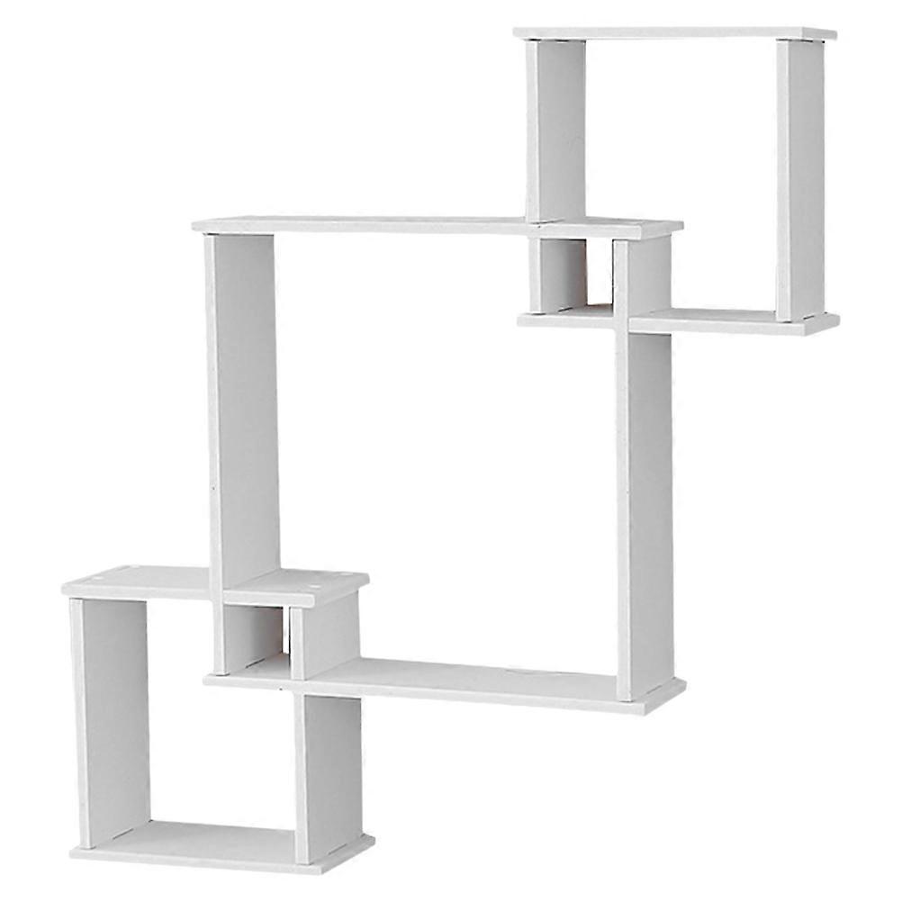 White Wall Storage Shelf Home Storage Rack for Wall Hanging Use