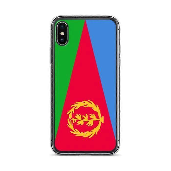 Phone Case – Eritrea Flag – Compatible with iPhone XS – Soft Case – Durable and Shockproof - Silicone - Pixelforma