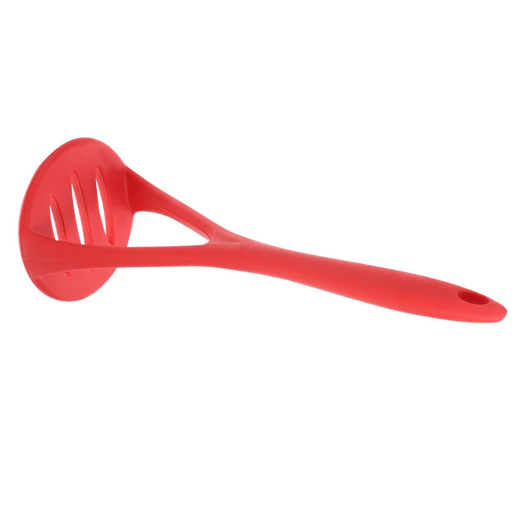 Silicone Potato Masher and Vegetable Crusher with Ergonomic Handle for Kitchen Cooking