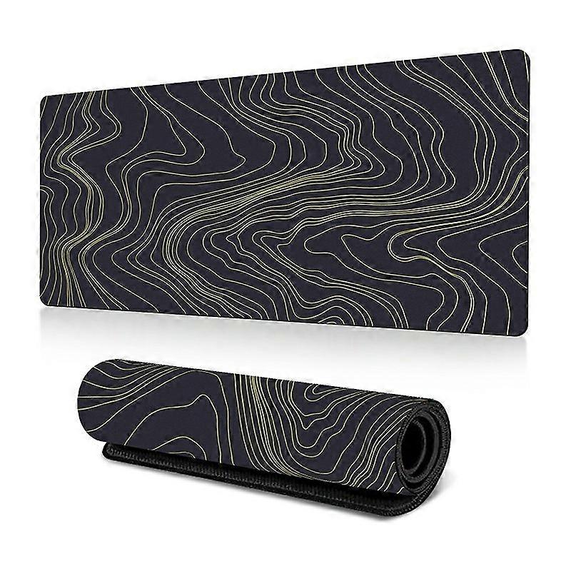400*900*2mm Abstract Fluid Pattern Large Mouse Pad Rubber Computer Desktop Mat