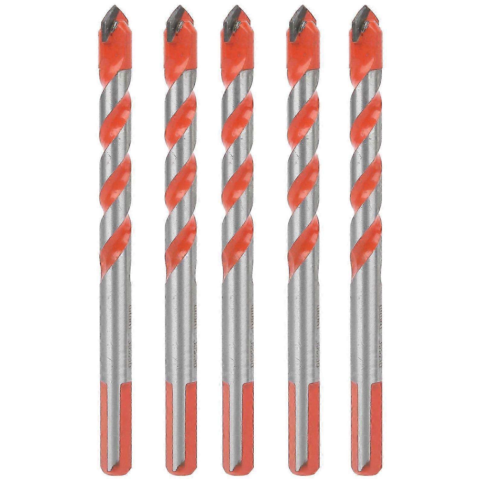 5Pcs Multifunctional Drill Bit Hole Opening Carbide Triangular Handle Hardware