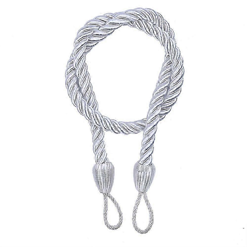 Ropes Tie Backs for Window Curtain Cord Buckle Tiebacks Braided Tie Backs