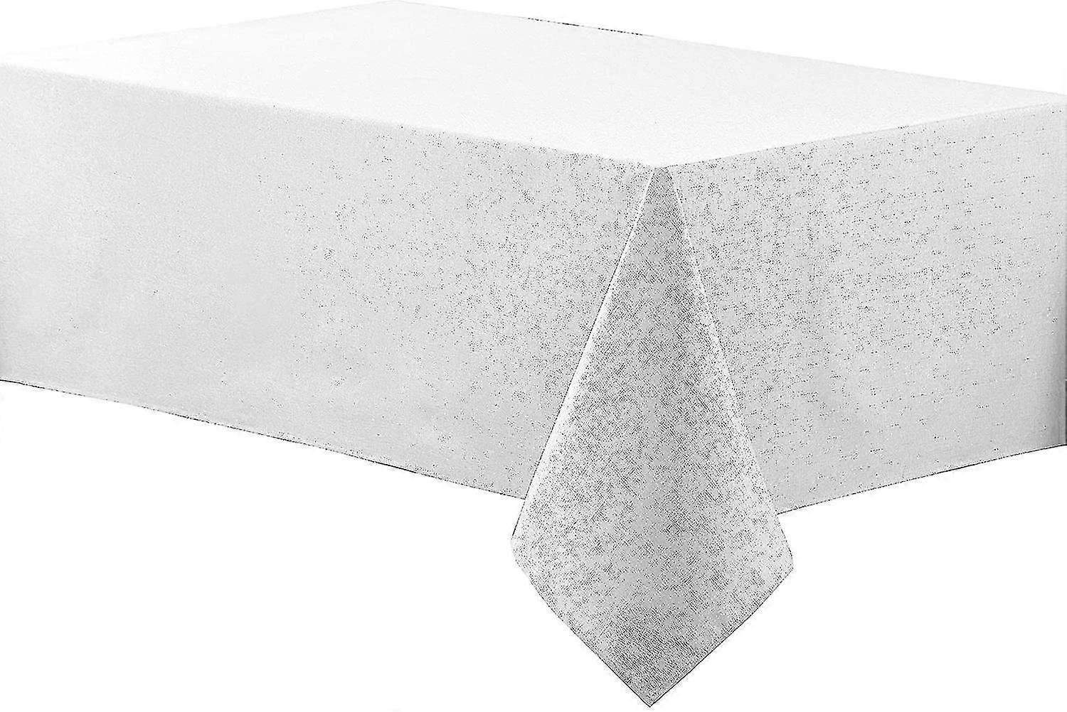 130xcm Linen Look Rectangular Ester Tablecloth Ant Table Cover Protector \u2 3