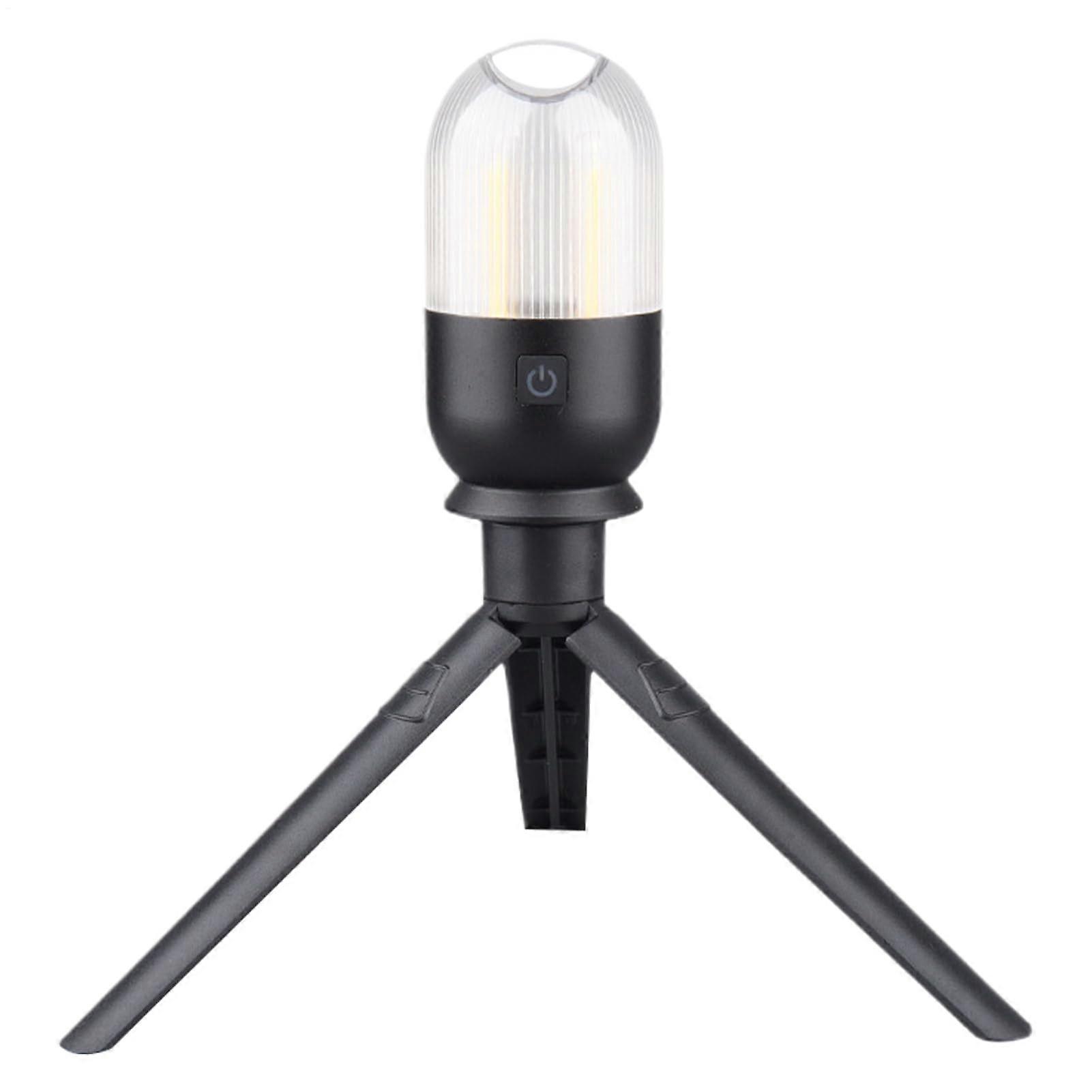 Camping Lantern, Dimmable Waterproof LED Light with Stand, USB Rechargeable Flashlight for Outdoor