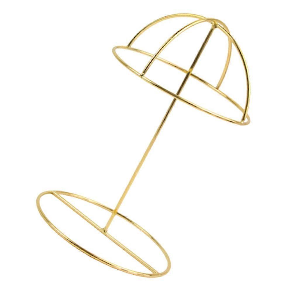 1Pcs Metal Hat Storage Rack for Storage Golden Hat Display Stand