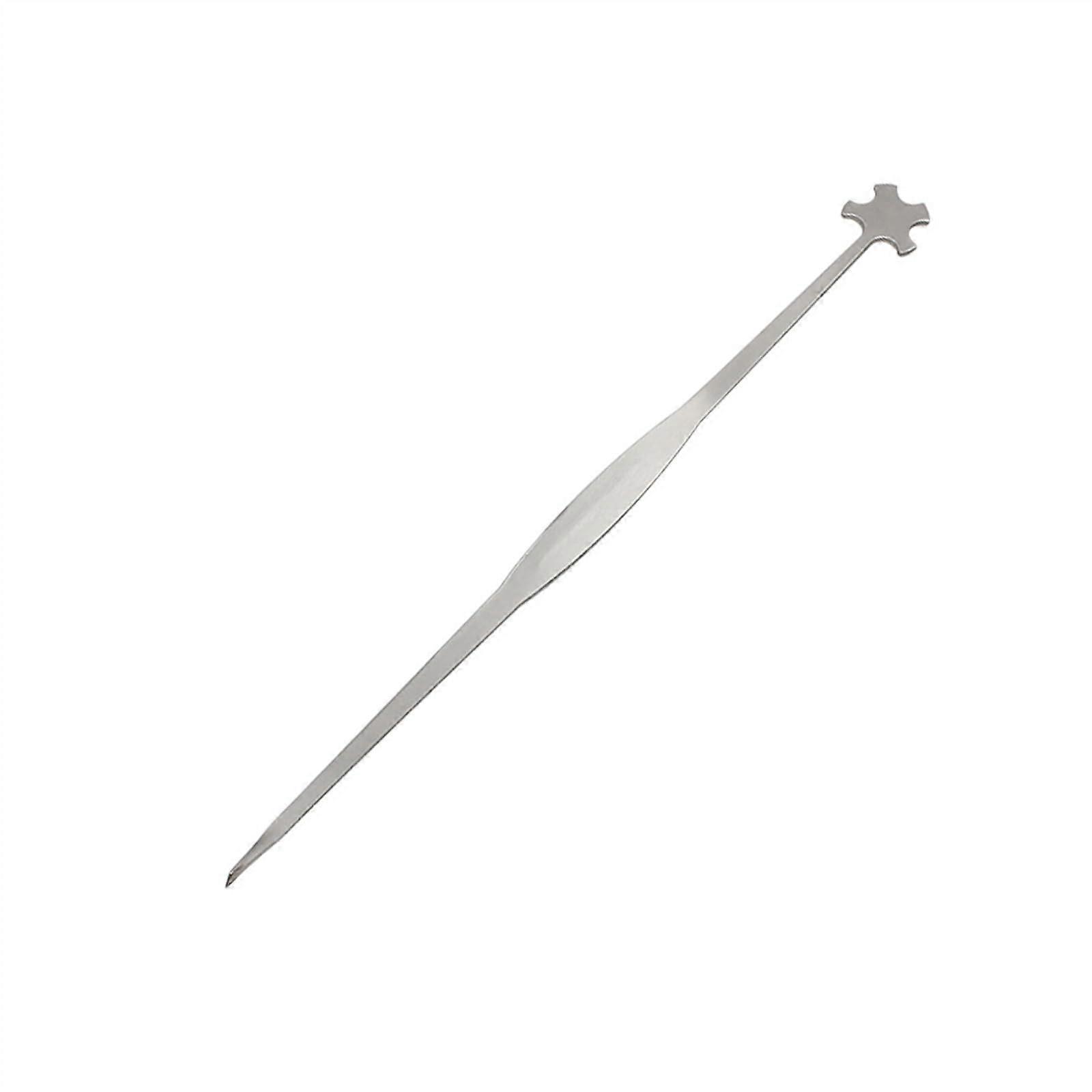 Stainless Steel Violin Sound Post Tool with Hook for Precise Positioning and Tonal Adjustment