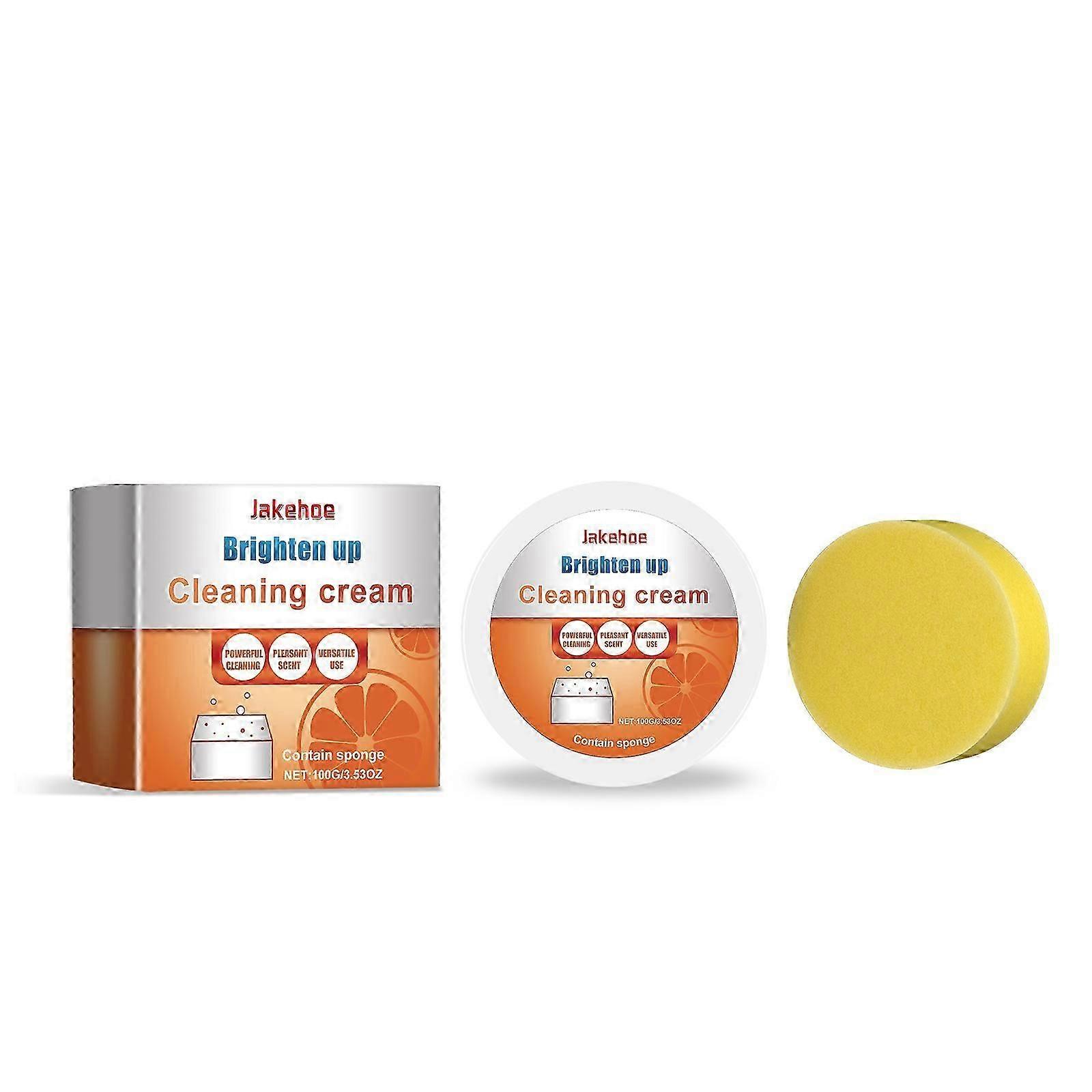 Multi-Functional Cleaning Cream, Remove Stains, Brighten Surfaces, Kitchen, Living Room ,1set