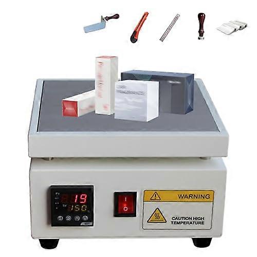 Manual Shrink Wrap Machine with PID Temperature Control, 20x20cm Desktop Heat Sealer for Packaging