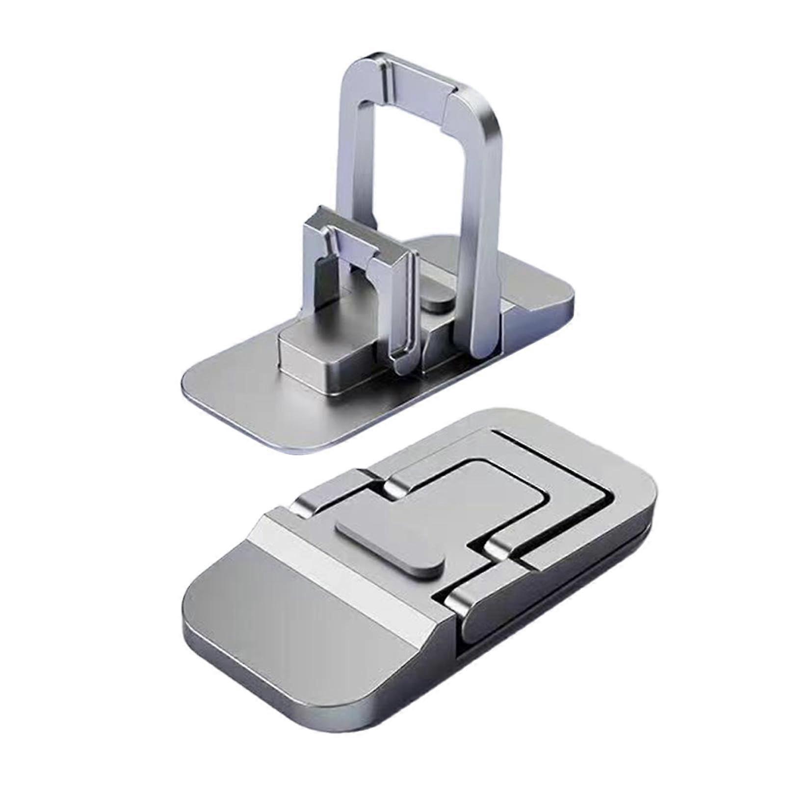 Adjustable Laptop Stand Set with TwoLevel Ergonomic Angle, Foldable Compact Design for Desk