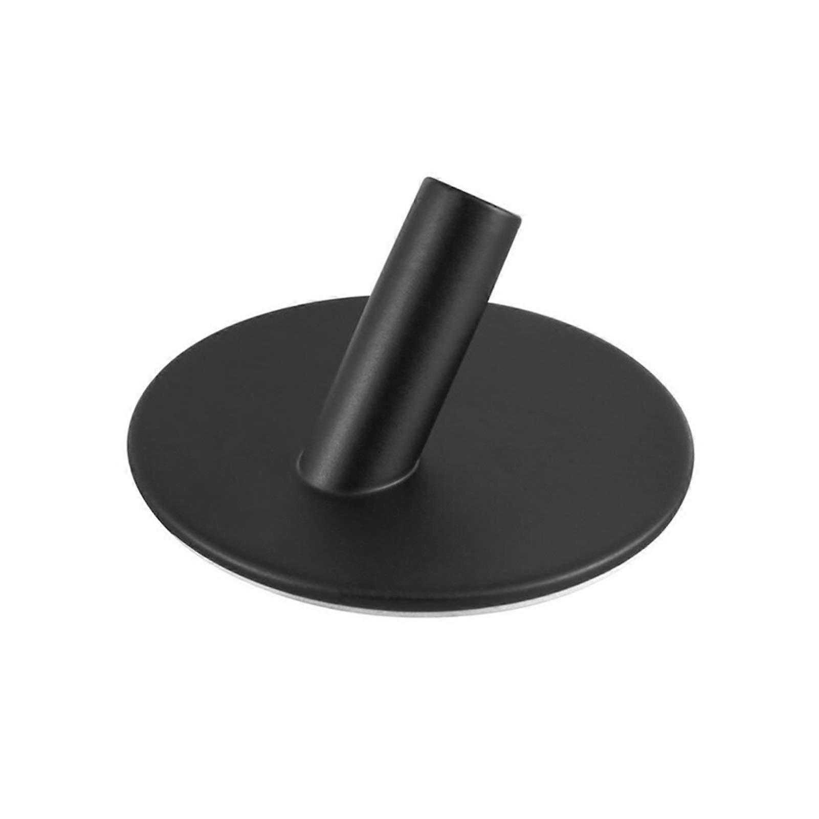 Type D Black Stainless Steel Wall Mounted Hook for Bathroom and Kitchen, Modern Multiuse Hanging Solution