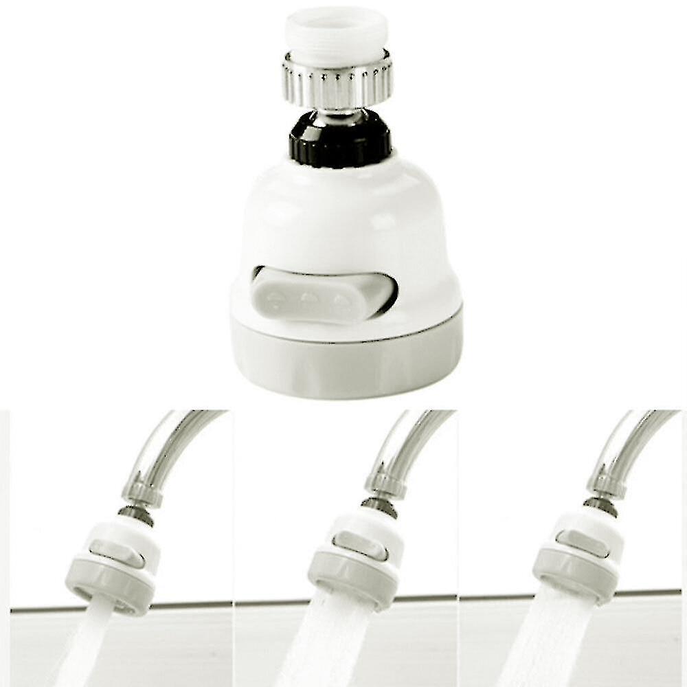 360 Degree Rotatable Spray Head Tap Durable Faucet Filter Nozzle 3 Mod