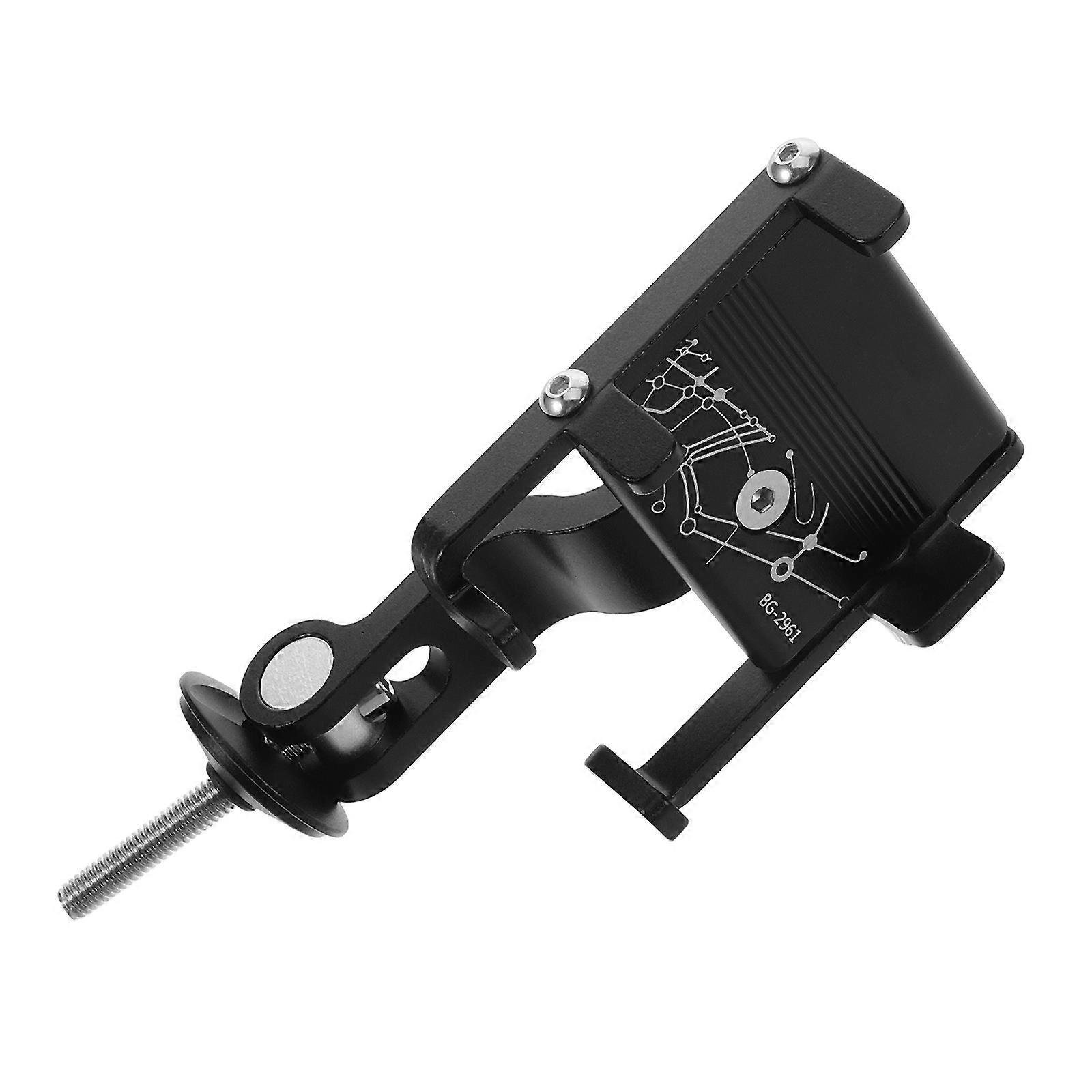 Cycling Phone Mount For Stable Support During Long Trips Navigation Black 1Set