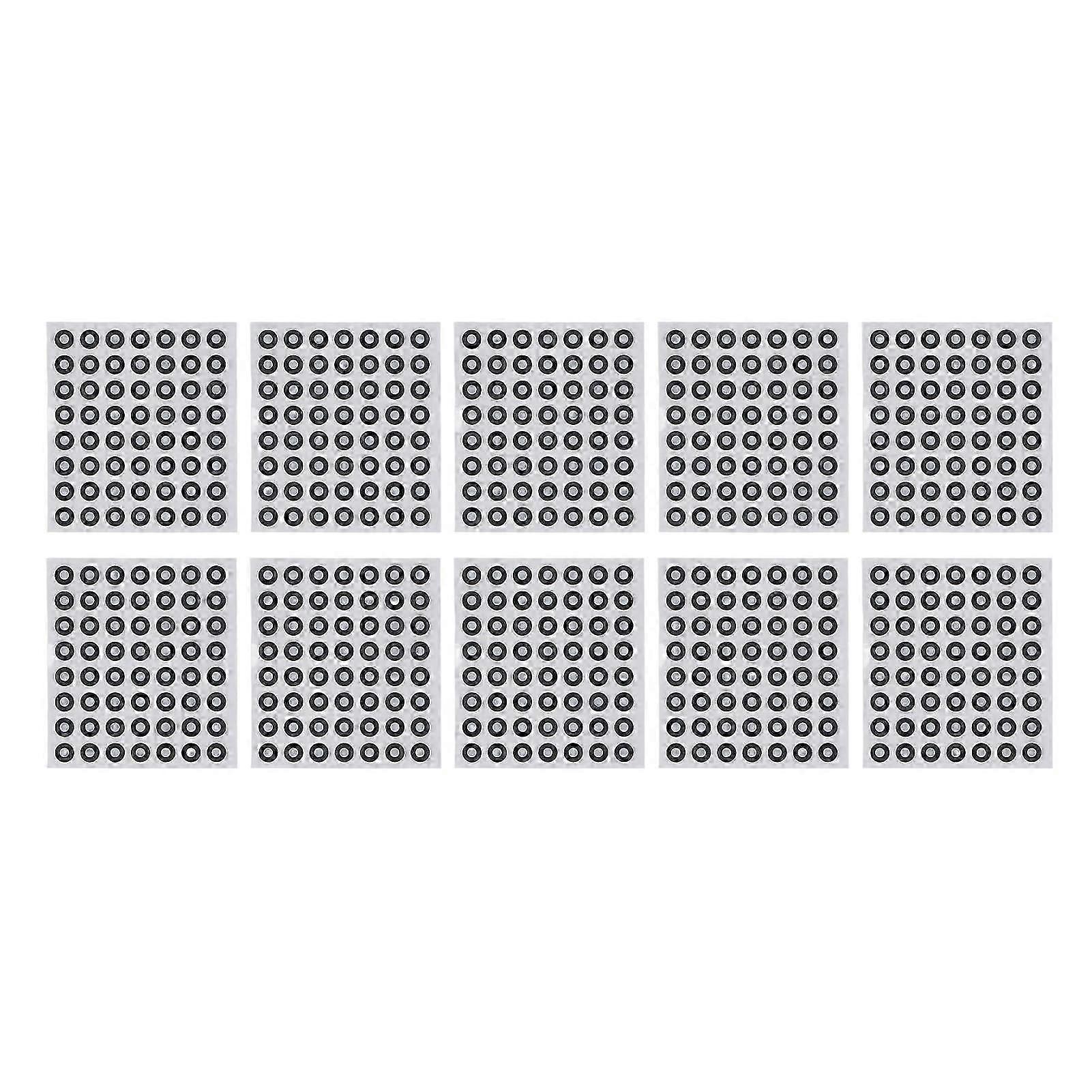 3D Scan Markers 6mm Outer Diameter 3mm Inner Diameter Diffuse Reflection Precise Optical Tracking Point for Scanner