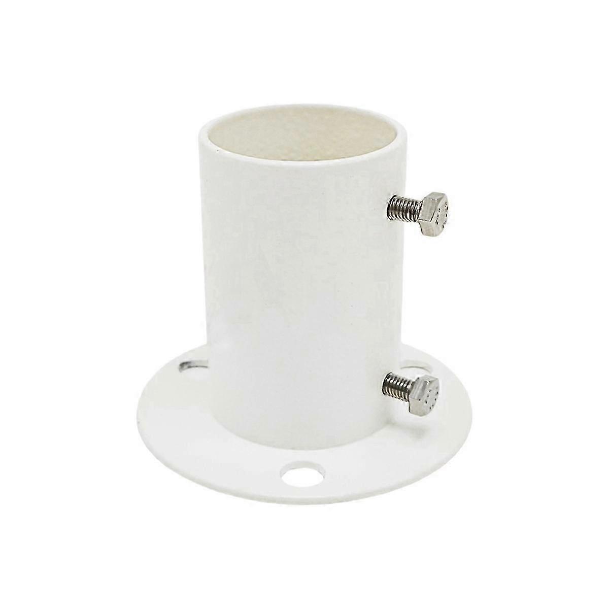 Suporte para varão de cortina de 1,5 polegadas com flange e ferragens em aço inoxidável